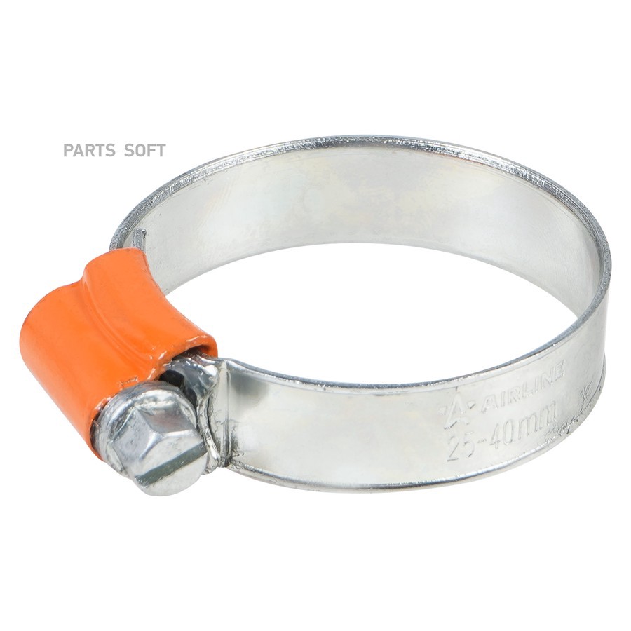 Хомут на патрубки AIRLINE червячный 25-40 мм (усиленный) - AIRLINE None None